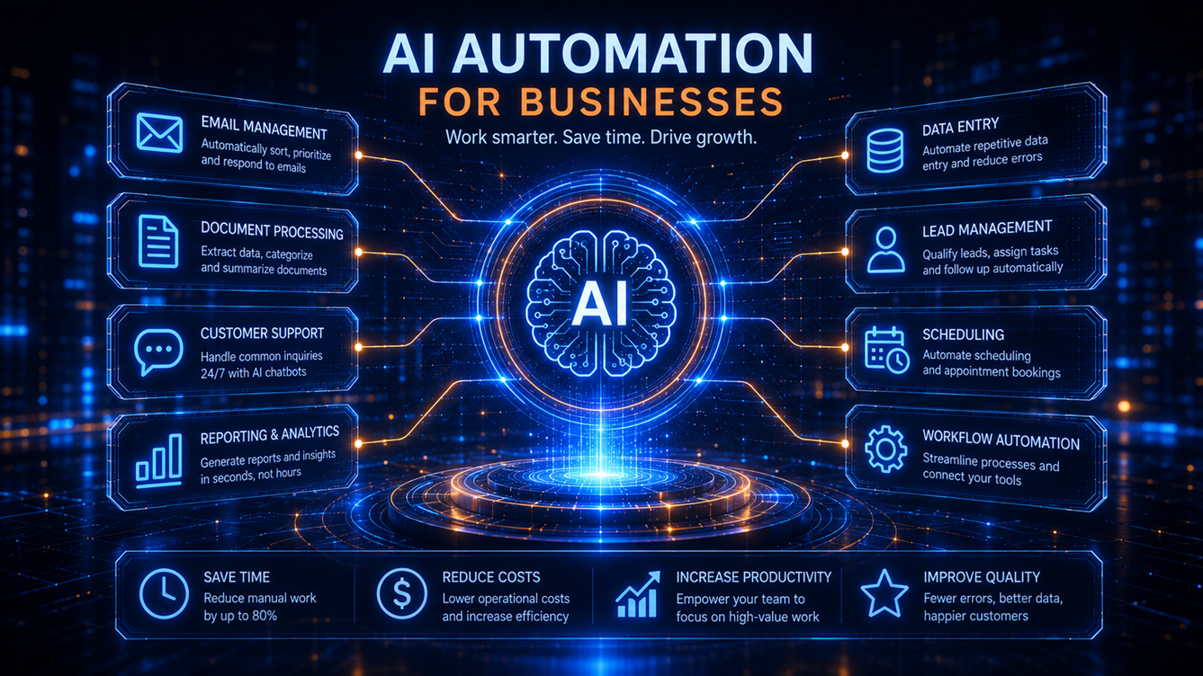 AI automatizācija uzņēmumiem